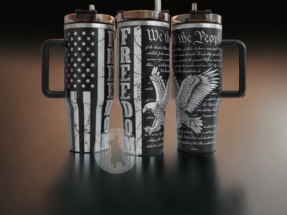 Freedom - We The People Tumbler - Cattle Dog Studios