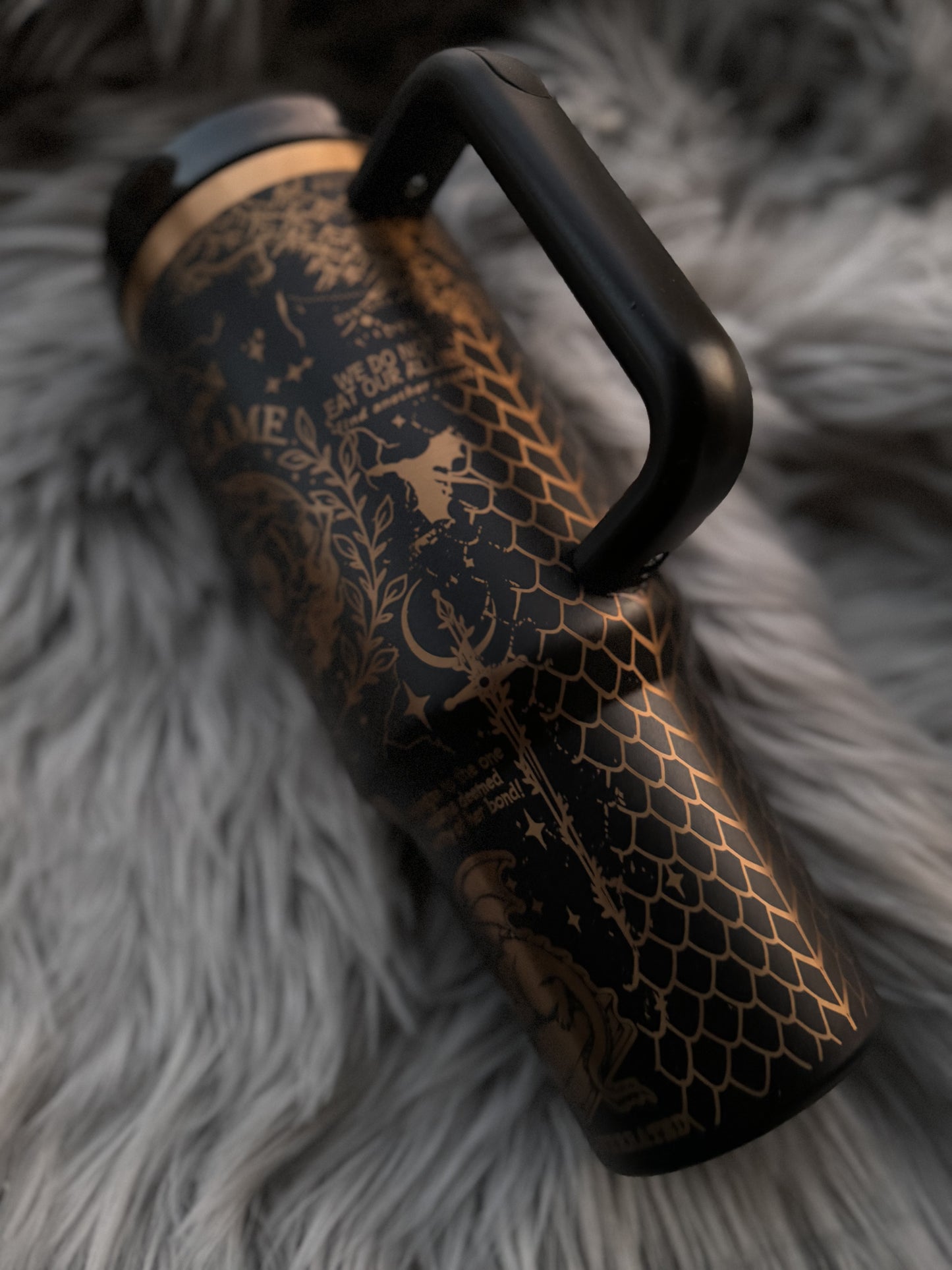 Dragon Inspired Iron Flame Empyrean Series Tumbler