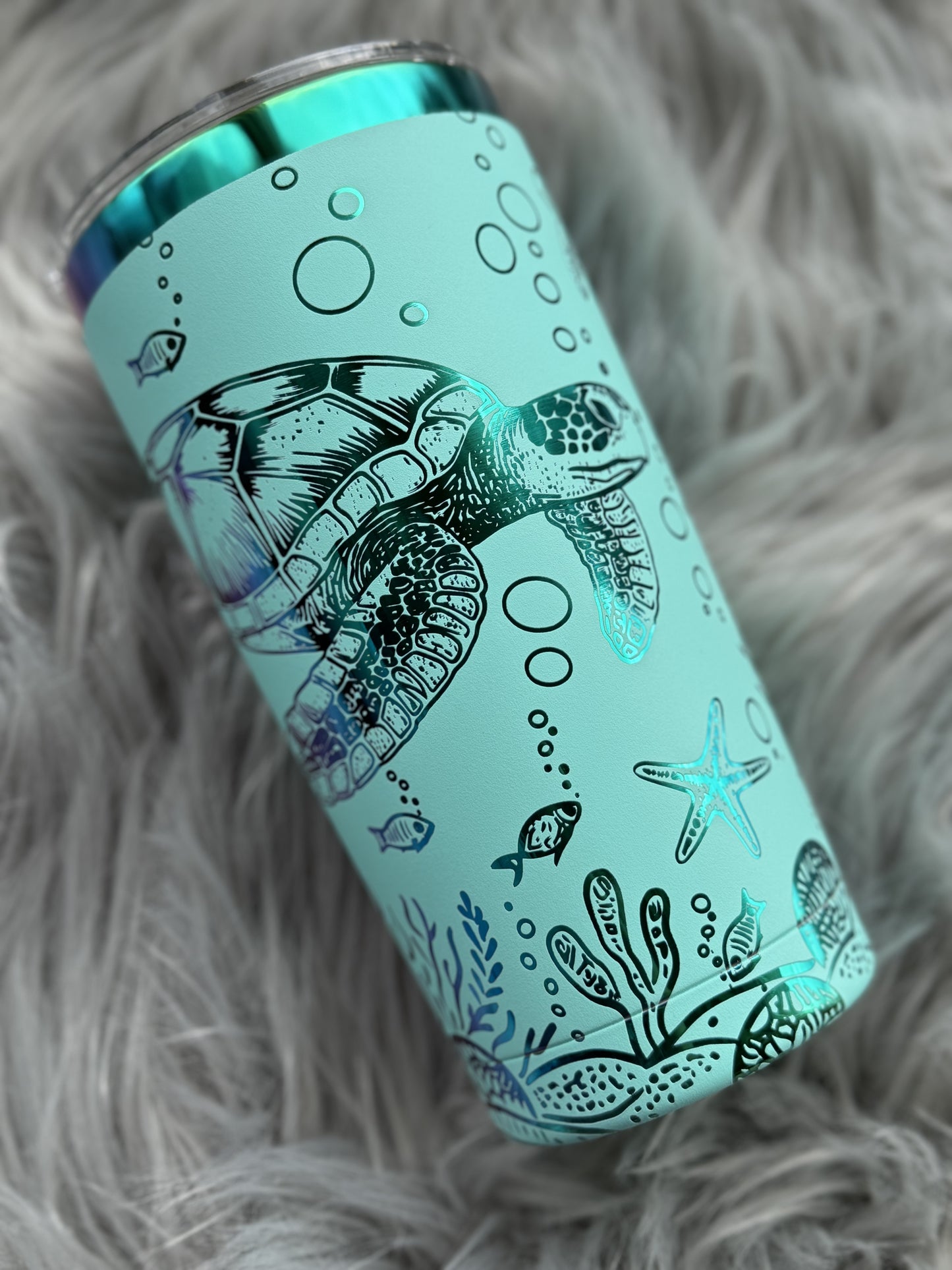 Sea Turtles Engraved Tumbler