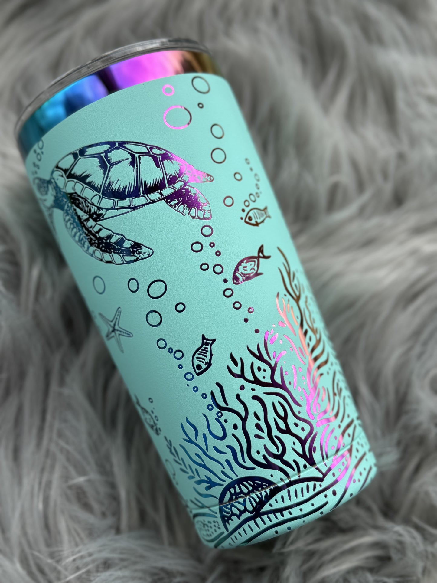 Sea Turtles Engraved Tumbler