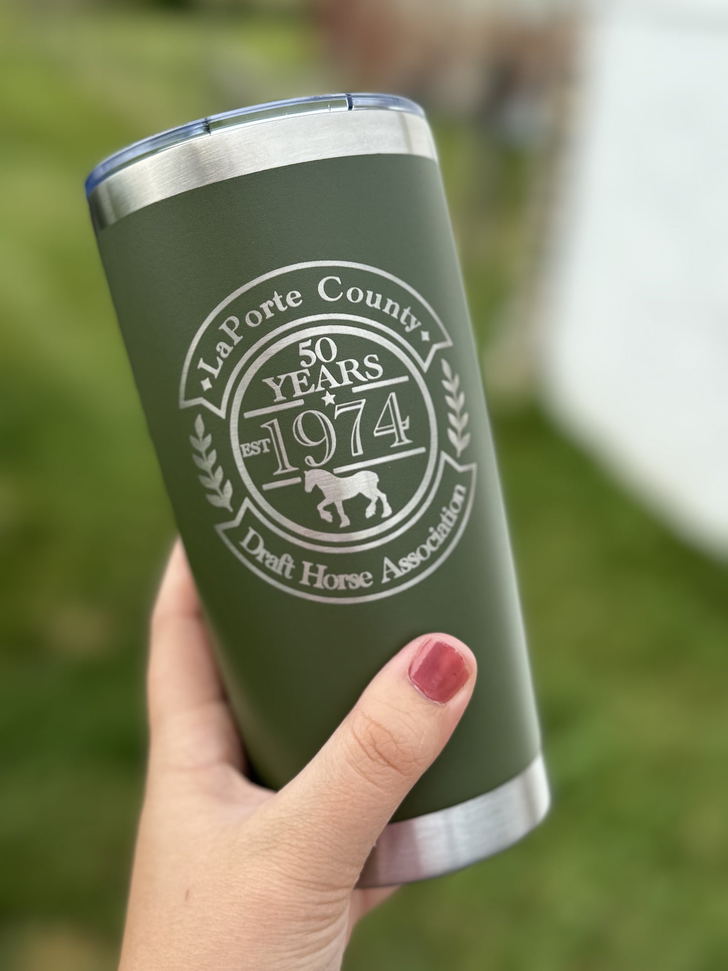 Laporte County Draft Horse Association Tumbler