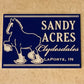 SANDY ACRES CLYDESDALES - Custom Magnet