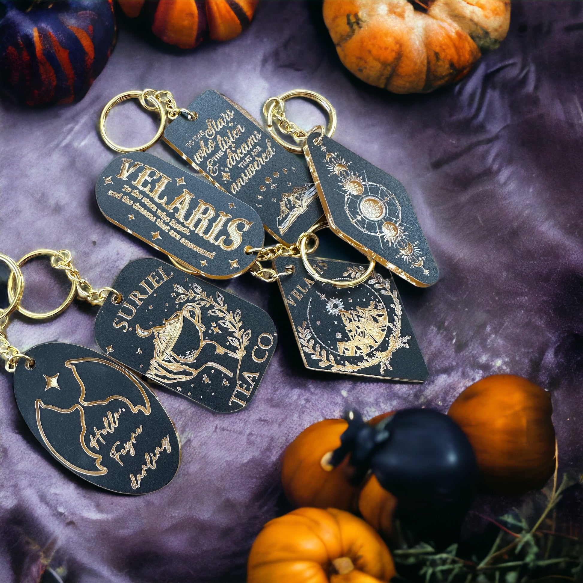 ACOTAR Inspired Keychains - Cattle Dog Studios