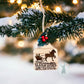 Draft Horse Sleigh Rides Farmhouse Christmas Ornament
