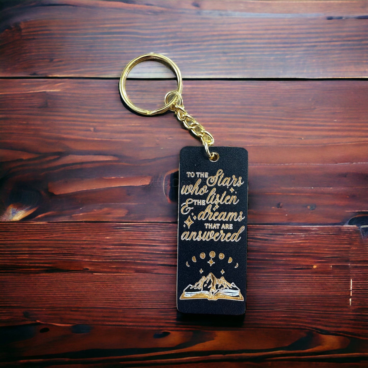 To The Stars Who Listen and the Dreams That Are Answered | ACOTAR Inspired Keychain | Suriel | Feyre | Rhysand | Velaris