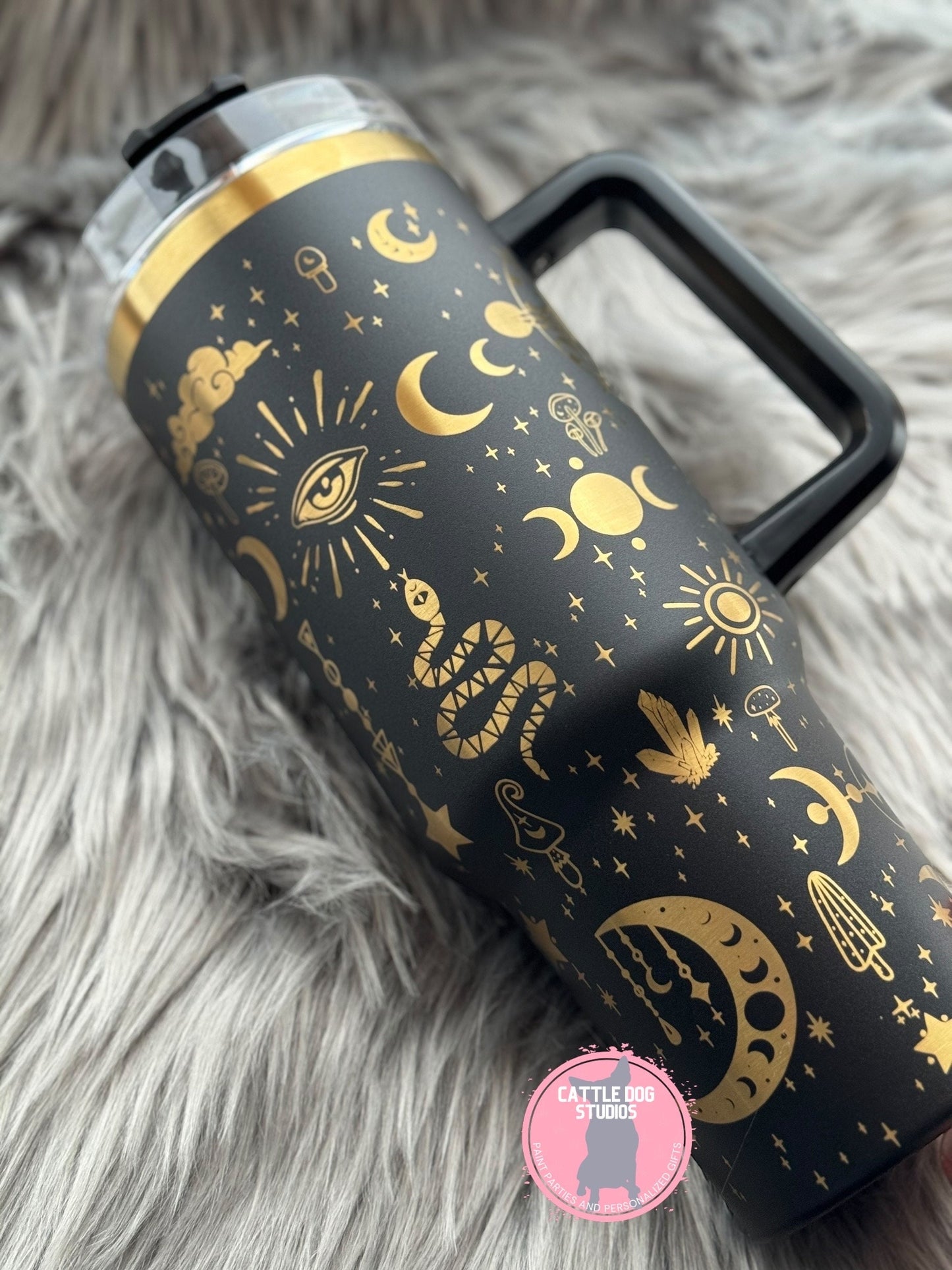 Witchy Vibes 40oz Tumbler | Mystical | Celestial