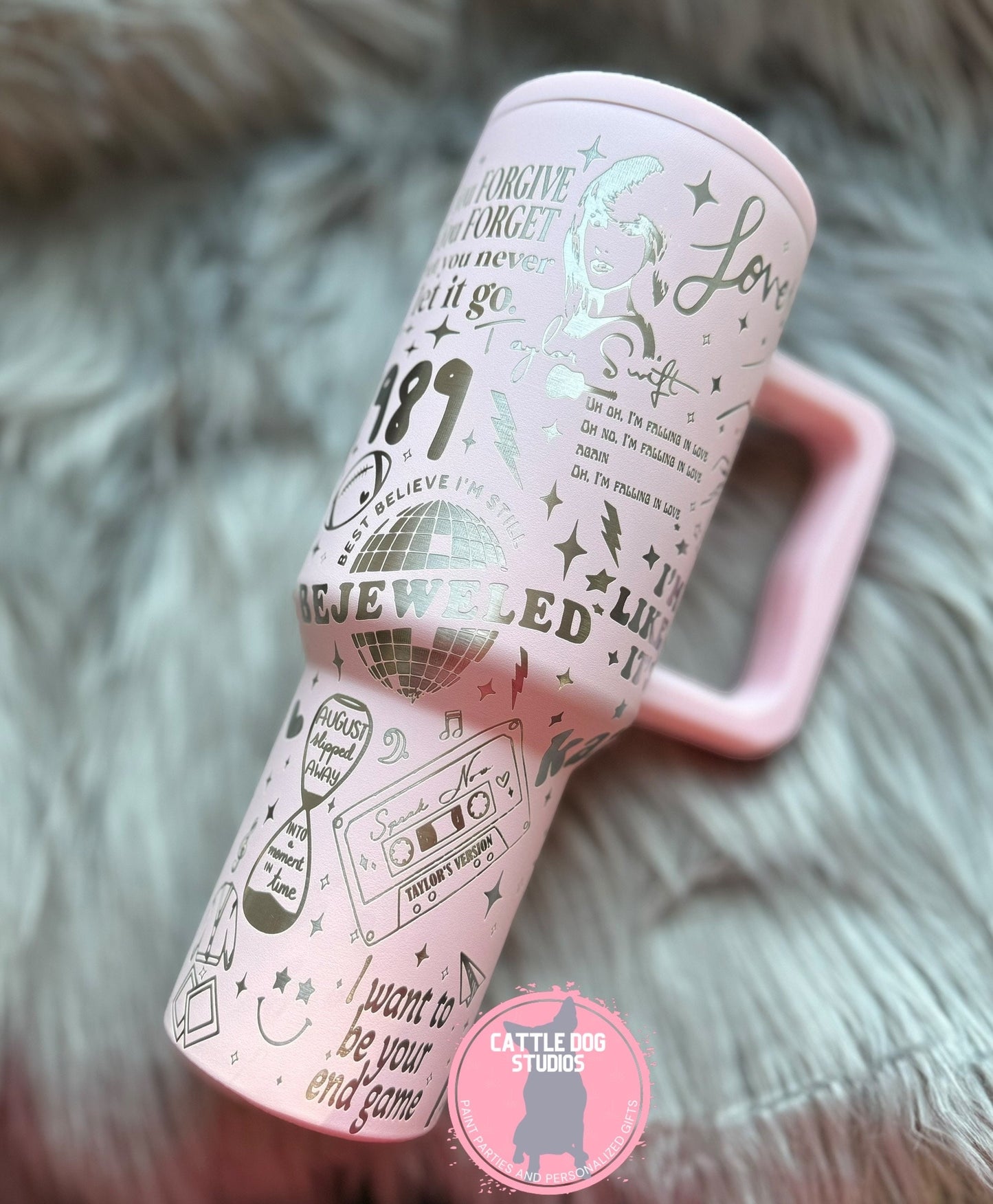 Swiftie 40oz Simple Modern Tumbler | Eras Tour | Taylor Swift | Reputation | 1989 | Lover | End Game