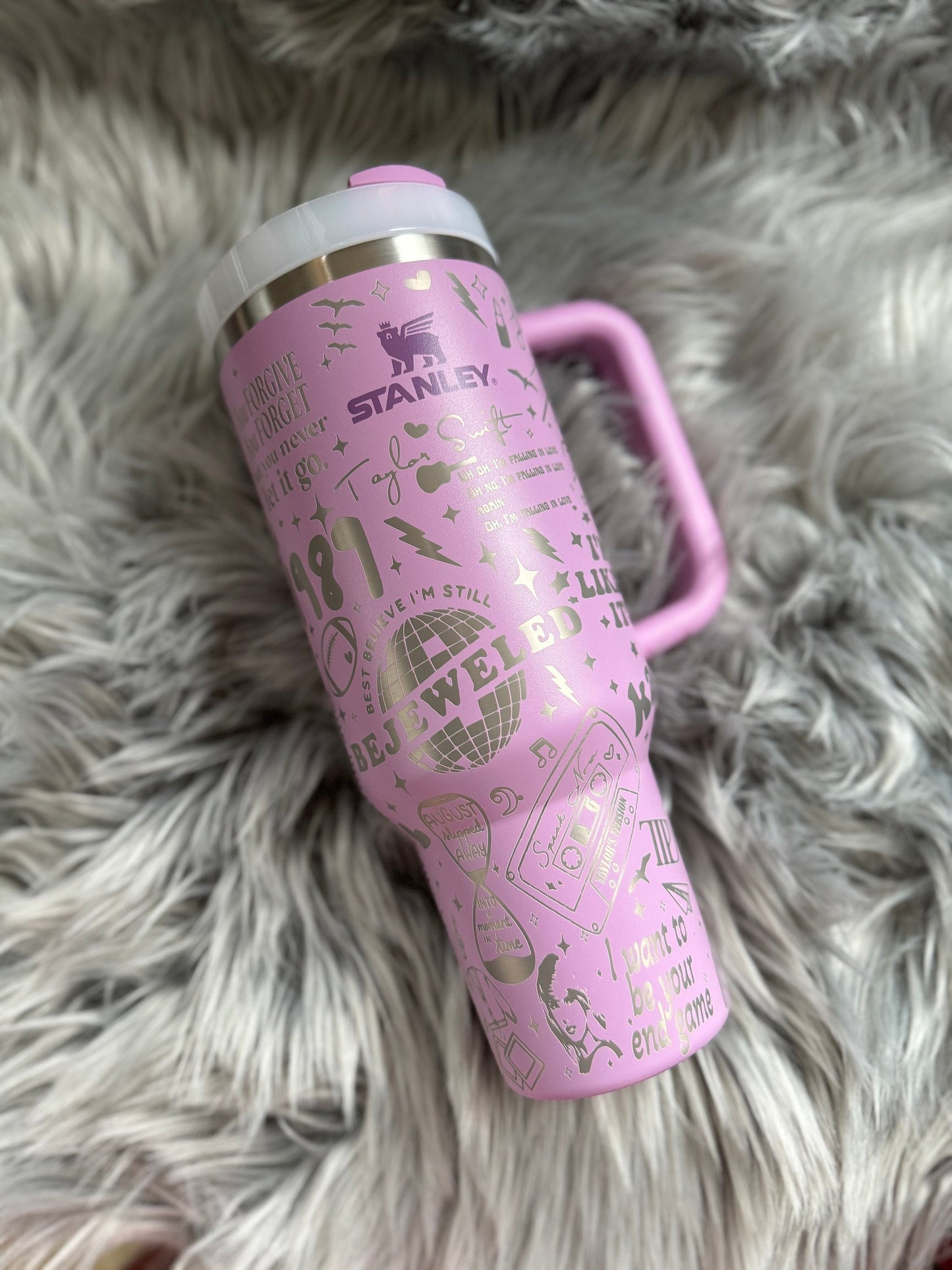 Swiftie 40oz STANLEY Tumbler | Eras Tour | Taylor Swift | Reputation | 1989 | Lover | End Game