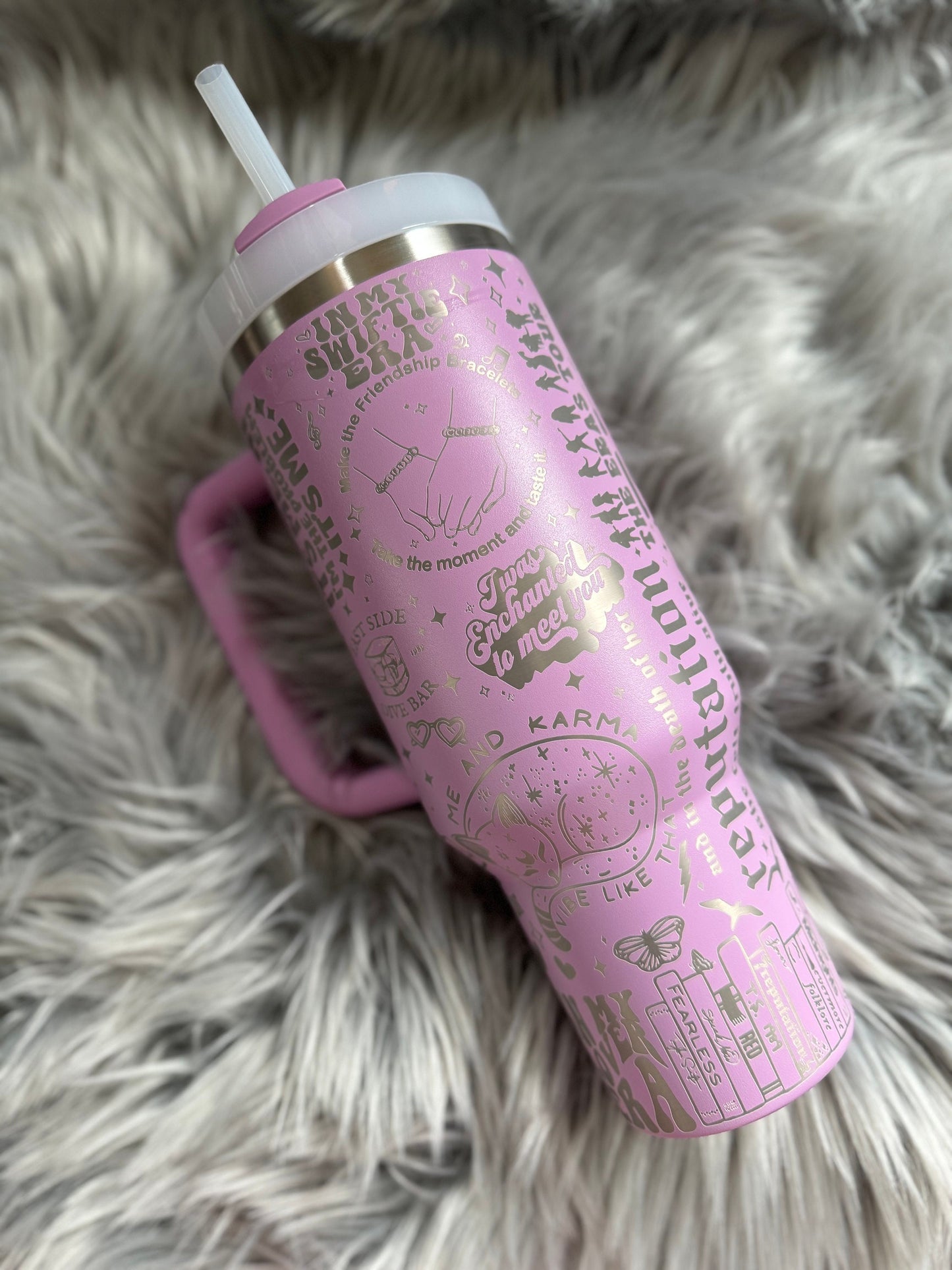 Swiftie 40oz STANLEY Tumbler | Eras Tour | Taylor Swift | Reputation | 1989 | Lover | End Game