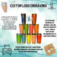 20oz Traditional Tumbler with Custom Logo FULL WRAP design, Corporate Gift, Custom Gift, Closing Gifts, Promotional Items, Custom Tumbler,